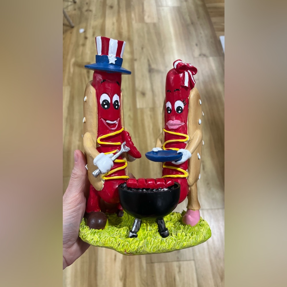 Chicago super dawg Inspired hot dog couple